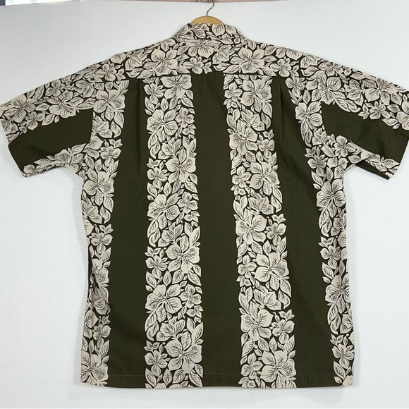 Tommy Hilfiger Hawaiian short sleeve Tiki floral size medium - Picture 3 of 13